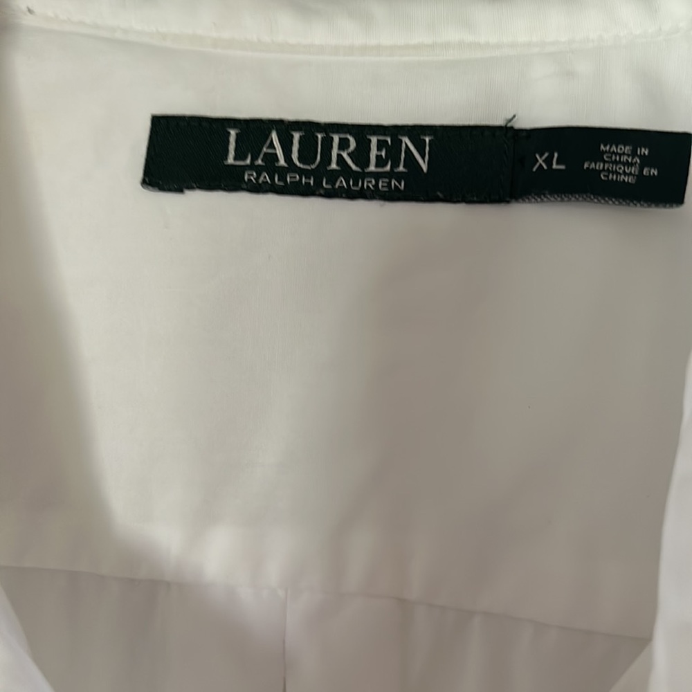 Lauren Ralph Lauren Women’s XL‎ Long Sleeve Cuff Shirt - Picture 2 of 4